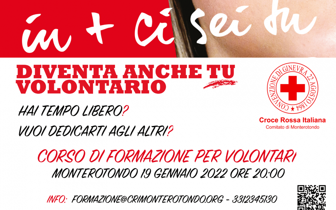 Corso di formazione per Volontari della Croce Rossa Italiana